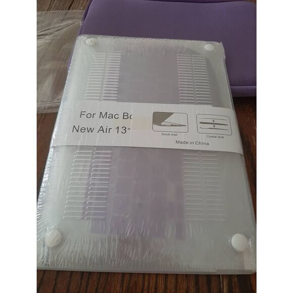 New Wocadi 5in1 Purple Mist Case MacBook Air 13" A2237 A2179/A1932 Hard Shell - Picture 4 of 6